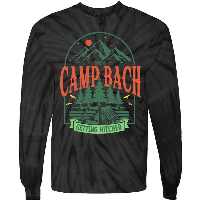 Camp Bach 2024 Getting Hitched Camping Tie-Dye Long Sleeve Shirt