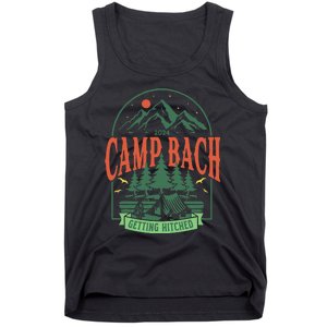 Camp Bach 2024 Getting Hitched Camping Tank Top