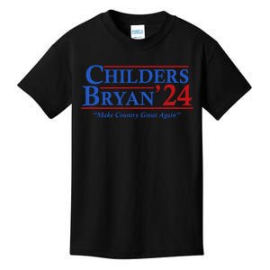 Childers Bryan 2024 Election Make Country Great Kids T-Shirt