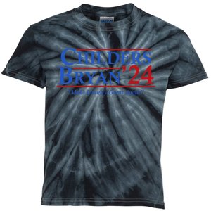 Childers Bryan 2024 Election Make Country Great Kids Tie-Dye T-Shirt