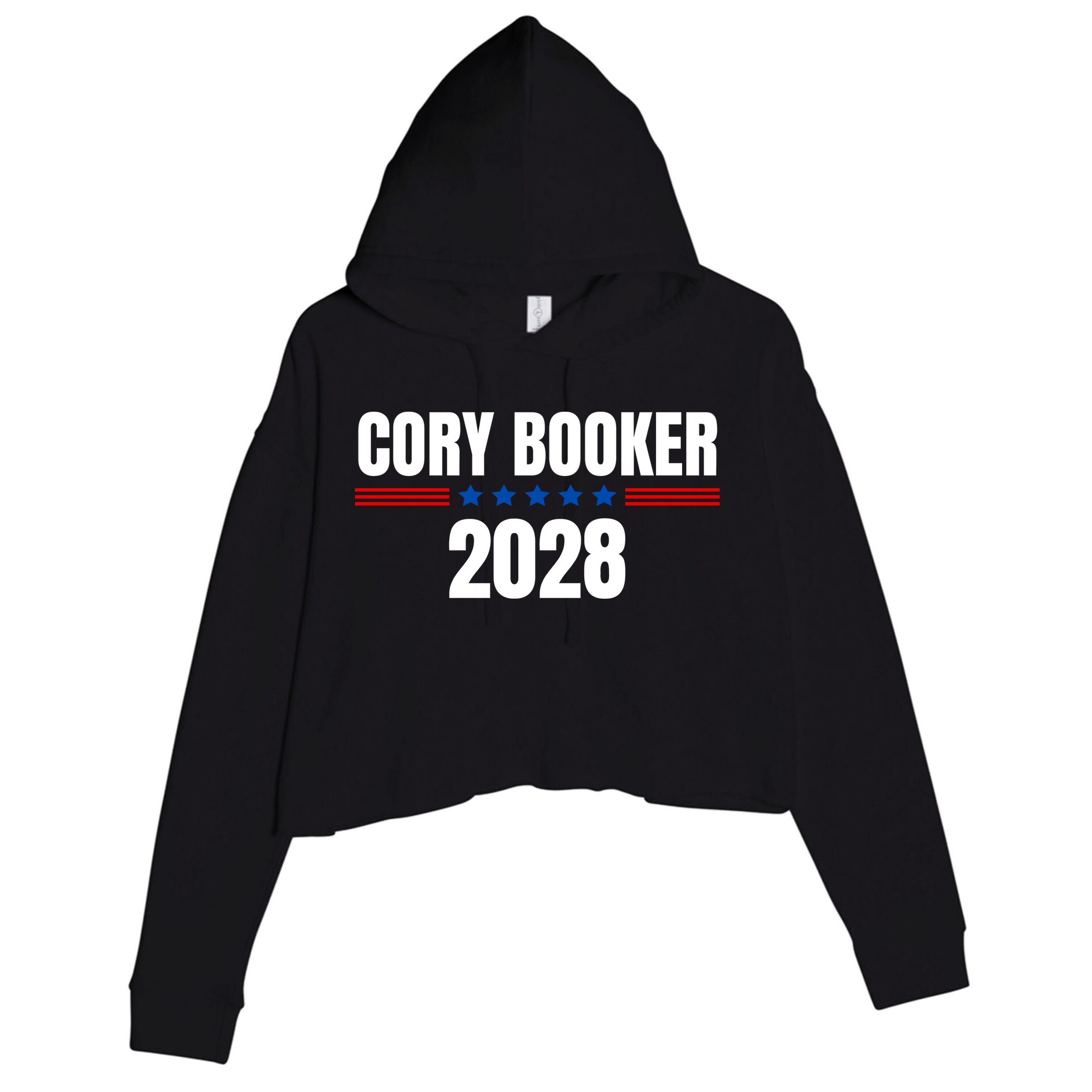 Cory Booker 2028 Crop Fleece Hoodie