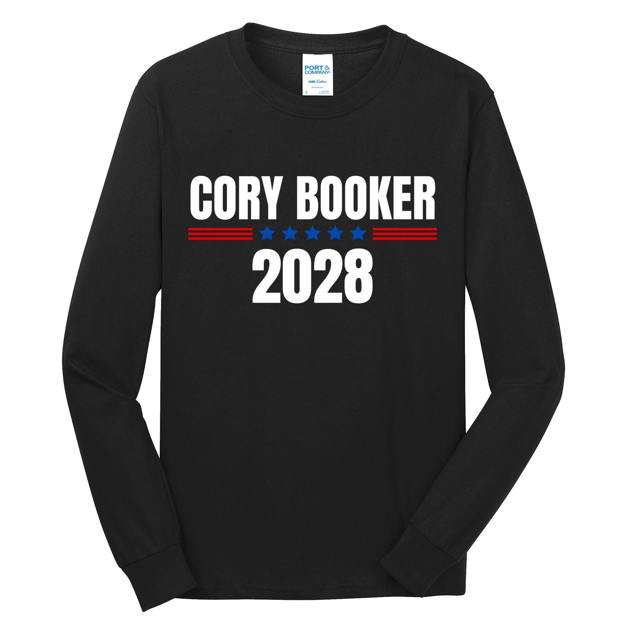 Cory Booker 2028 Tall Long Sleeve T-Shirt
