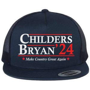 Childers Bryan 2024 Make Country Great Flat Bill Trucker Hat