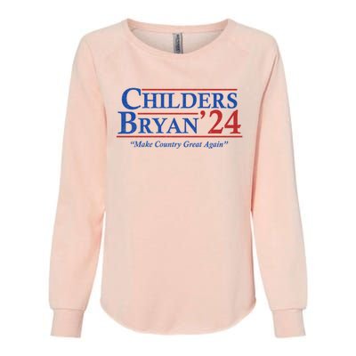 Childers Bryan 2024 Make Country Great Again Womens California Wash Sweatshirt