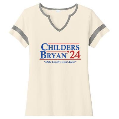 Childers Bryan 2024 Make Country Great Again Ladies Halftime Notch Neck Tee