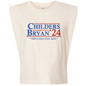 Childers Bryan 2024 Make Country Great Again Garment-Dyed Women's Muscle Tee