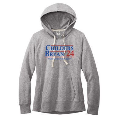 Childers Bryan 2024 Make Country Great Again Women's Fleece Hoodie