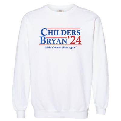 Childers Bryan 2024 Make Country Great Again Garment-Dyed Sweatshirt