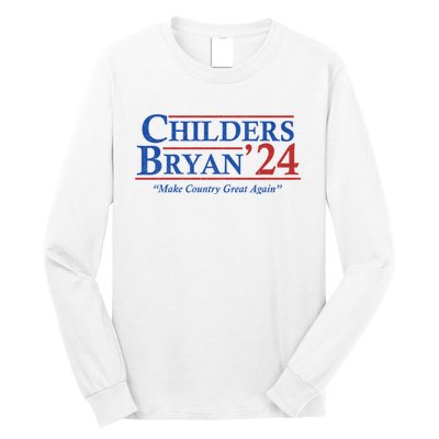 Childers Bryan 2024 Make Country Great Again Long Sleeve Shirt