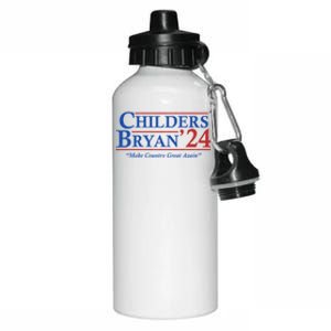 Childers Bryan 2024 Make Country Great Again Aluminum Water Bottle