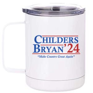 Childers Bryan 2024 Make Country Great Again 12 oz Stainless Steel Tumbler Cup