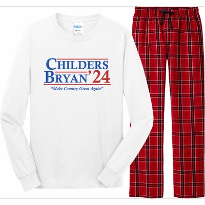 Childers Bryan 2024 Make Country Great Again Long Sleeve Pajama Set