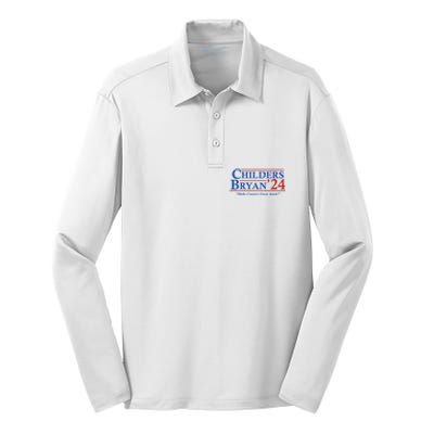 Childers Bryan 2024 Make Country Great Again Silk Touch Performance Long Sleeve Polo