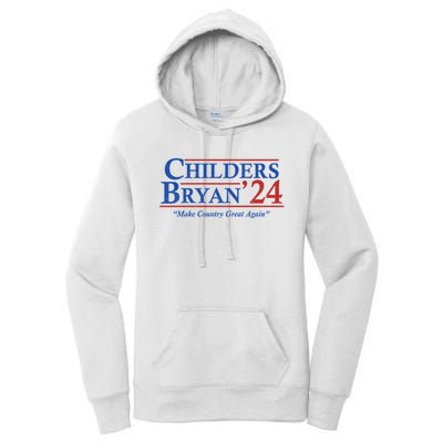 Childers Bryan 2024 Make Country Great Again Women's Pullover Hoodie