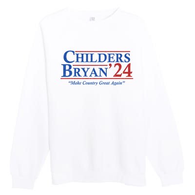 Childers Bryan 2024 Make Country Great Again Premium Crewneck Sweatshirt