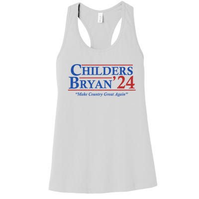 Childers Bryan 2024 Make Country Great Again Women's Racerback Tank