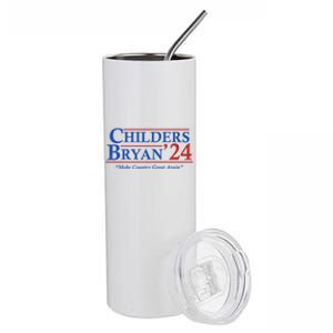 Childers Bryan 2024 Make Country Great Again Stainless Steel Tumbler