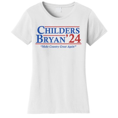 Childers Bryan 2024 Make Country Great Again Women's T-Shirt