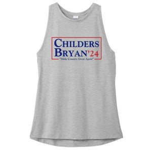 Childers Bryan 2024 Make Country Great Again Ladies PosiCharge Tri-Blend Wicking Tank