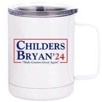 Childers Bryan 2024 Make Country Great Again 12 oz Stainless Steel Tumbler Cup