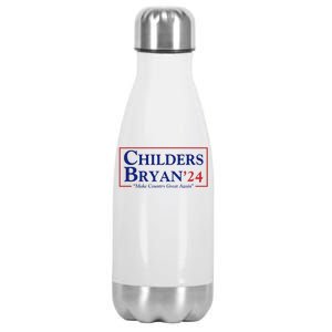 Childers Bryan 2024 Make Country Great Again Stainless Steel Insulated Water Bottle