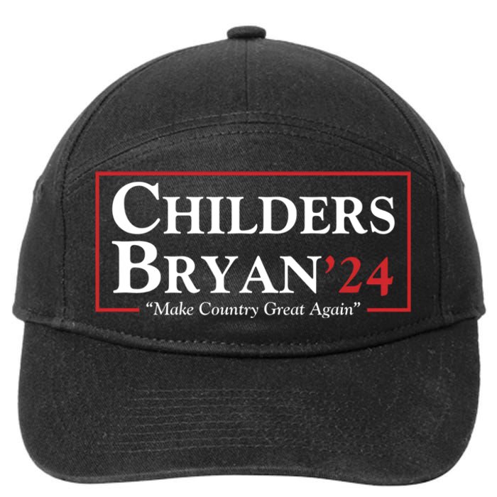 Childers Bryan 2024 Make Country Great Again 7-Panel Snapback Hat