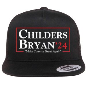 Childers Bryan 2024 Make Country Great Again Flat Bill Trucker Hat