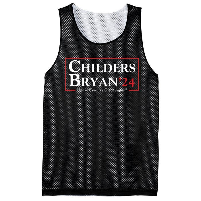 Childers Bryan 2024 Make Country Great Again Mesh Reversible Basketball Jersey Tank