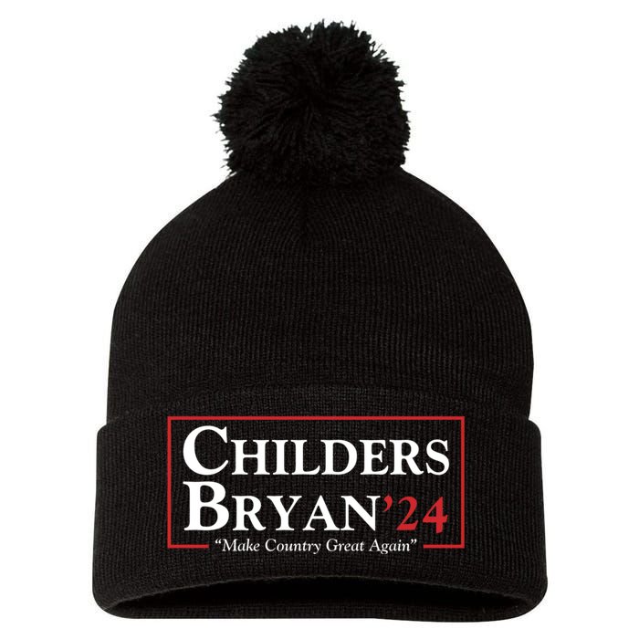 Childers Bryan 2024 Make Country Great Again Pom Pom 12in Knit Beanie