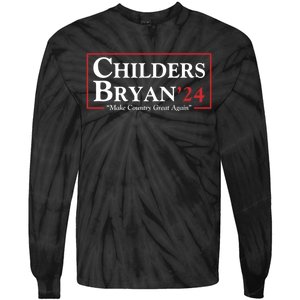 Childers Bryan 2024 Make Country Great Again Tie-Dye Long Sleeve Shirt