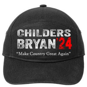 Childers Bryan 2024 Make Country Great Again 7-Panel Snapback Hat