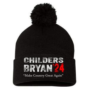 Childers Bryan 2024 Make Country Great Again Pom Pom 12in Knit Beanie