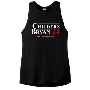 Childers Bryan 2024 Make Country Great Again Ladies PosiCharge Tri-Blend Wicking Tank