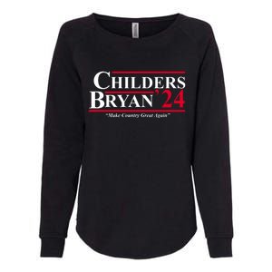 Childers Bryan 2024 Make Country Great Again Womens California Wash Sweatshirt