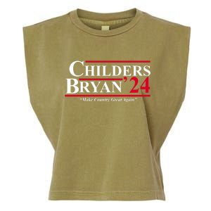 Childers Bryan 2024 Make Country Great Again Garment-Dyed Women's Muscle Tee