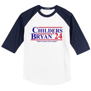 Childers Bryan 2024 Make Country Great Again Baseball Sleeve Shirt