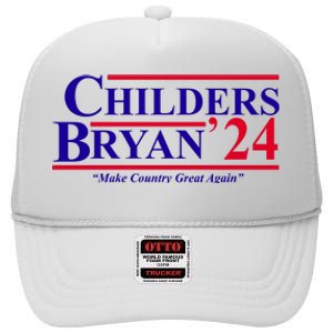 Childers Bryan 2024 Make Country Great Again High Crown Mesh Back Trucker Hat