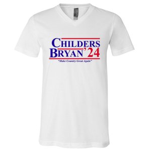 Childers Bryan 2024 Make Country Great Again V-Neck T-Shirt