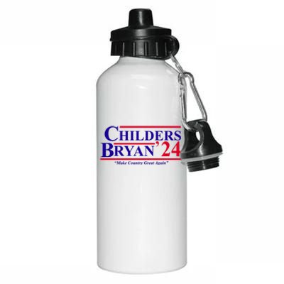 Childers Bryan 2024 Make Country Great Again Aluminum Water Bottle