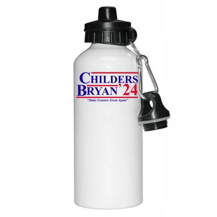 Childers Bryan 2024 Make Country Great Again Aluminum Water Bottle