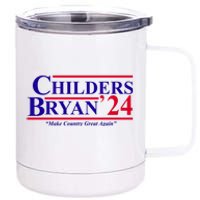 Childers Bryan 2024 Make Country Great Again 12 oz Stainless Steel Tumbler Cup