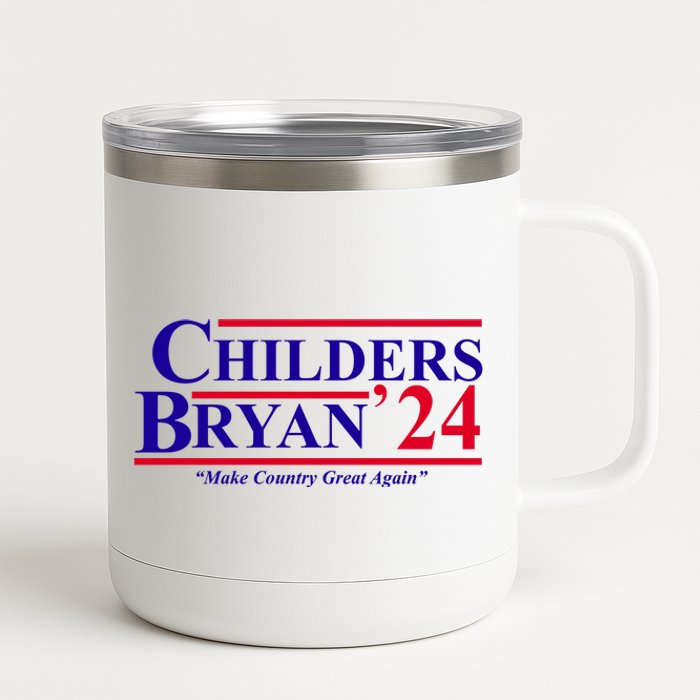 Childers Bryan 2024 Make Country Great Again 12 oz Stainless Steel Tumbler Cup