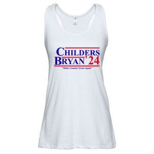 Childers Bryan 2024 Make Country Great Again Ladies Essential Flowy Tank