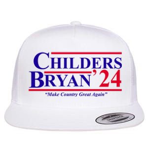 Childers Bryan 2024 Make Country Great Again Flat Bill Trucker Hat