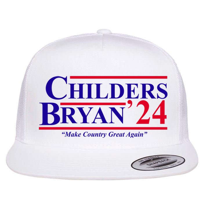 Childers Bryan 2024 Make Country Great Again Flat Bill Trucker Hat