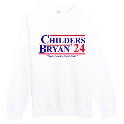 Childers Bryan 2024 Make Country Great Again Premium Crewneck Sweatshirt