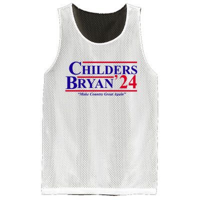 Childers Bryan 2024 Make Country Great Again Mesh Reversible Basketball Jersey Tank