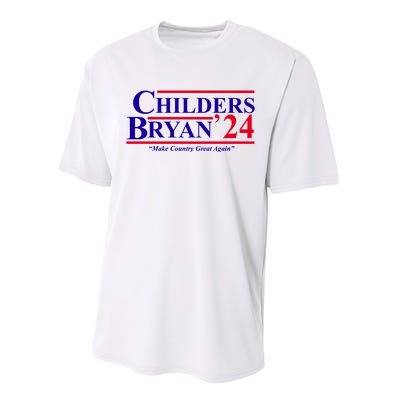 Childers Bryan 2024 Make Country Great Again Performance Sprint T-Shirt