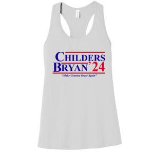 Childers Bryan 2024 Make Country Great Again Women's Racerback Tank