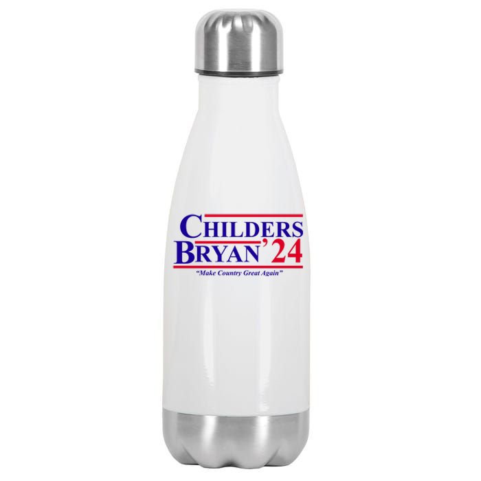 Childers Bryan 2024 Make Country Great Again Stainless Steel Insulated Water Bottle